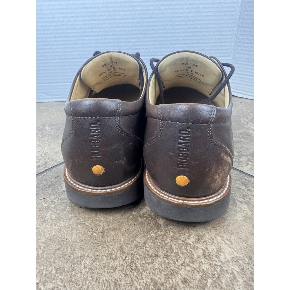 Samuel Hubbard Black Leather "Founder" Work / Dress Shoes Men's 9.5 M Vibram - Picture 7 of 8